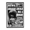 Weekly World News New Merch Abraham Lincoln Was A Woman! Poster