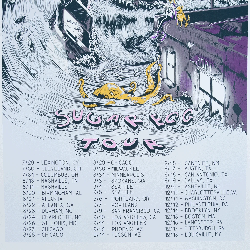 Bully Sugar Egg Tour Poster 3 Bully Sugar Egg Tour Poster