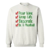 Meatball Merch New Merch Christmas Checklist White Sweatshirt