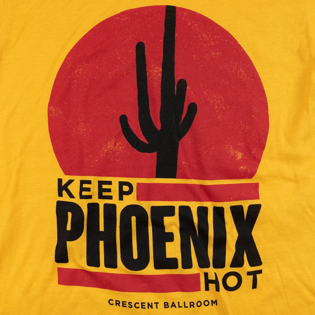 Crescent Ballroom Keep Phoenix Hot Sun Style Ginger T-Shirt New Merch 2 Crescent Ballroom Keep Phoenix Hot Sun Style Ginger T-Shirt New Merch