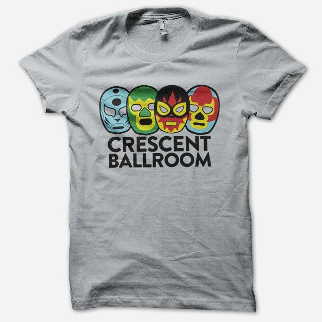 Crescent Ballroom Lucha Libre Silver T-Shirt New Merch 1 Crescent Ballroom Lucha Libre Silver T-Shirt New Merch