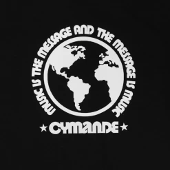 Cymande The Message - Globe Black T-Shirt