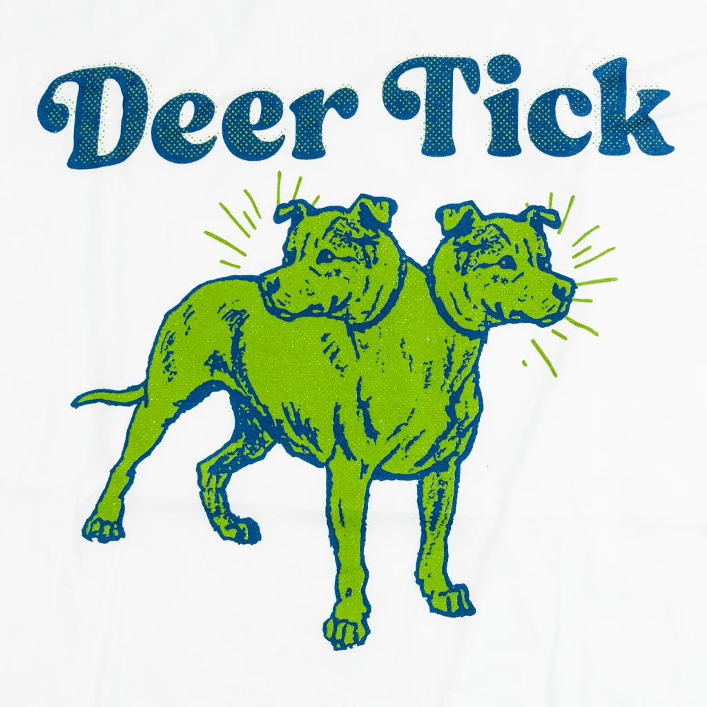 Deer Tick Two Headed Dog Ringer T-Shirt 2 Deer Tick Two Headed Dog Ringer T-Shirt