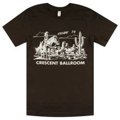 Crescent Ballroom Escape To.. Brown T-Shirt