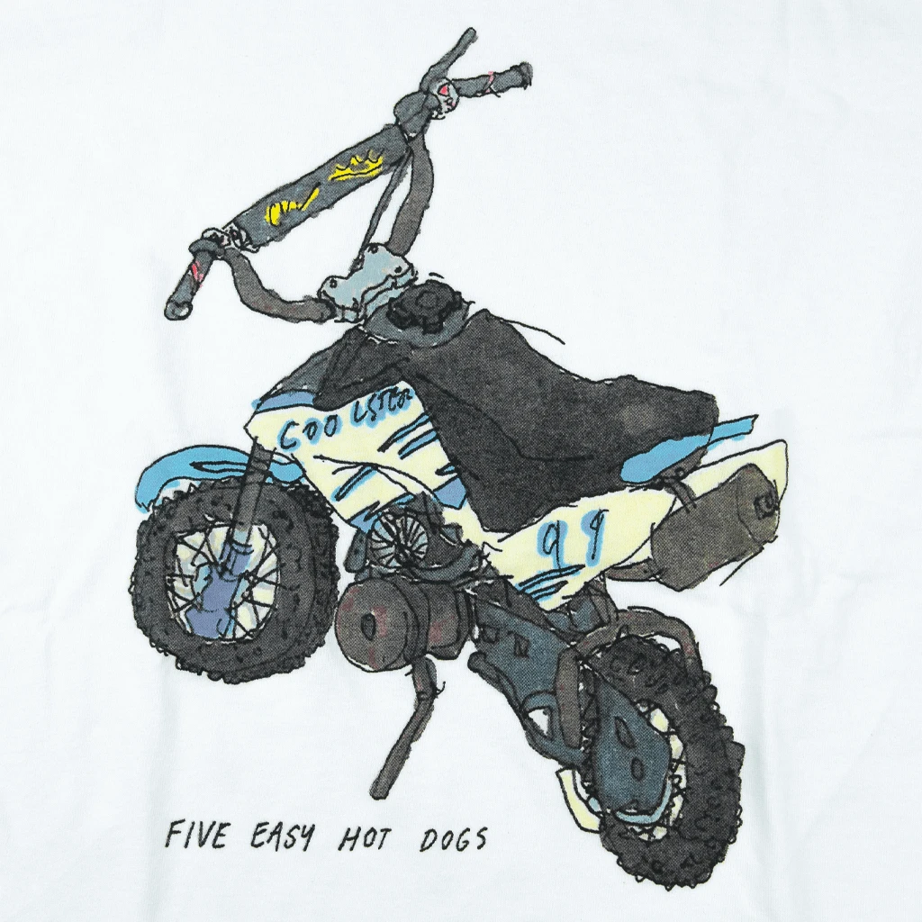 Mac DeMarco Five Easy Hot Dogs White T-Shirt New Merch 2 Mac DeMarco Five Easy Hot Dogs White T-Shirt New Merch