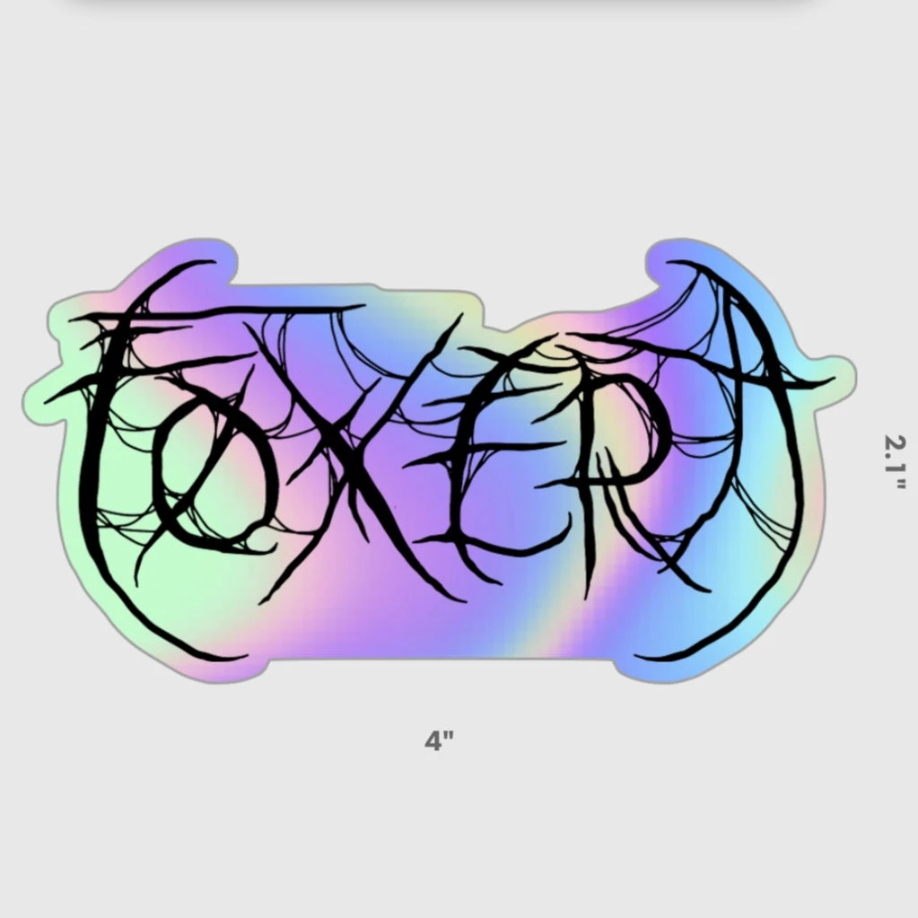 Foxera Limited Edition Holographic Sticker Pack New Merch 5 Foxera Limited Edition Holographic Sticker Pack New Merch