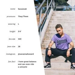 Autostraddle New Merch Lavender Menace Unisex Tee 8 Autostraddle New Merch Lavender Menace Unisex Tee