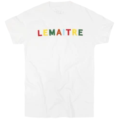 Lemaitre Rainbow Embroidered T-Shirt New Merch