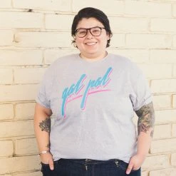 Autostraddle Gal Pal Grey Tee New Merch