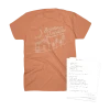 Brooke Annibale New Merch Home Again T-Shirt + Original Handwritten "Home Again" Lyrics Bundle