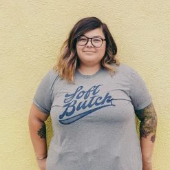 Autostraddle New Merch Soft Butch Grey Tri-Blend 11 Autostraddle New Merch Soft Butch Grey Tri-Blend