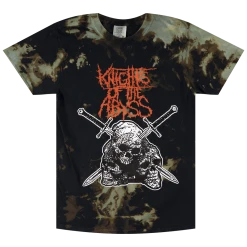 Knights Of The Abyss New Merch Skull Stab Tie-Dye T-Shirt