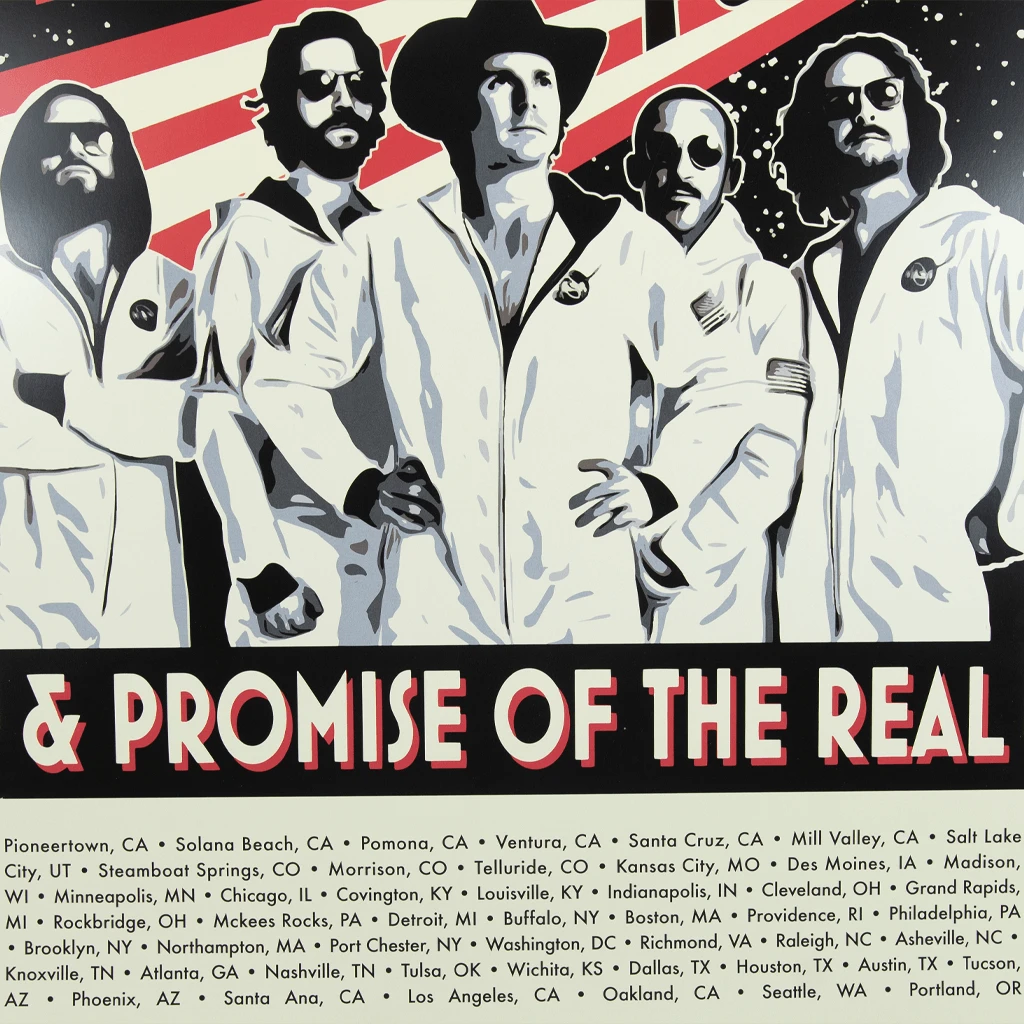 Lukas Nelson & Promise Of The Real Tour 2021 Moon Poster 3 Lukas Nelson & Promise Of The Real Tour 2021 Moon Poster