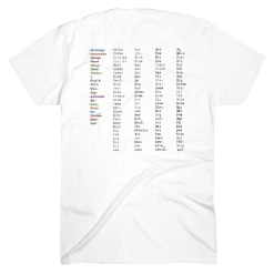 Rodrigo Amarante New Merch Tutti-Frutti White T-Shirt