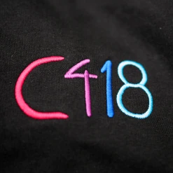 C418 Logo Black Hoodie New Merch