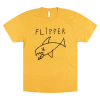 Flipper Classic Long Fish Mustard Yellow T-Shirt