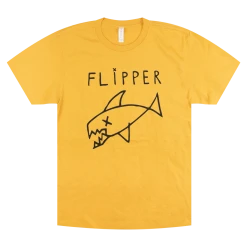 Flipper Classic Long Fish Mustard Yellow T-Shirt